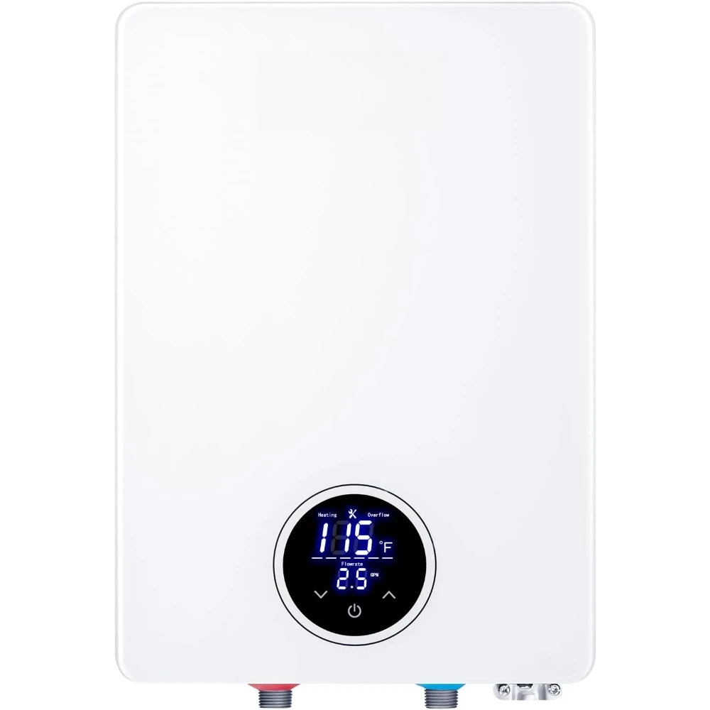 Electric Water Heater, 18kW Instant Water Heater On Demand 240V Under Sink Water Heater Point of Use with Self-Modulation