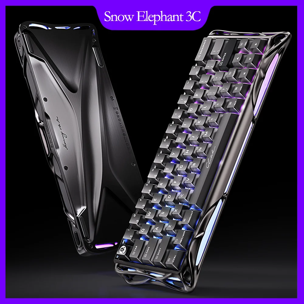 V60 Pro Magnetic Switch Keyboard Gaming Esports CNC 0.005mm 8000Hz Like Gasket 0.125ms Aluminum Gaming RGB Electroplated