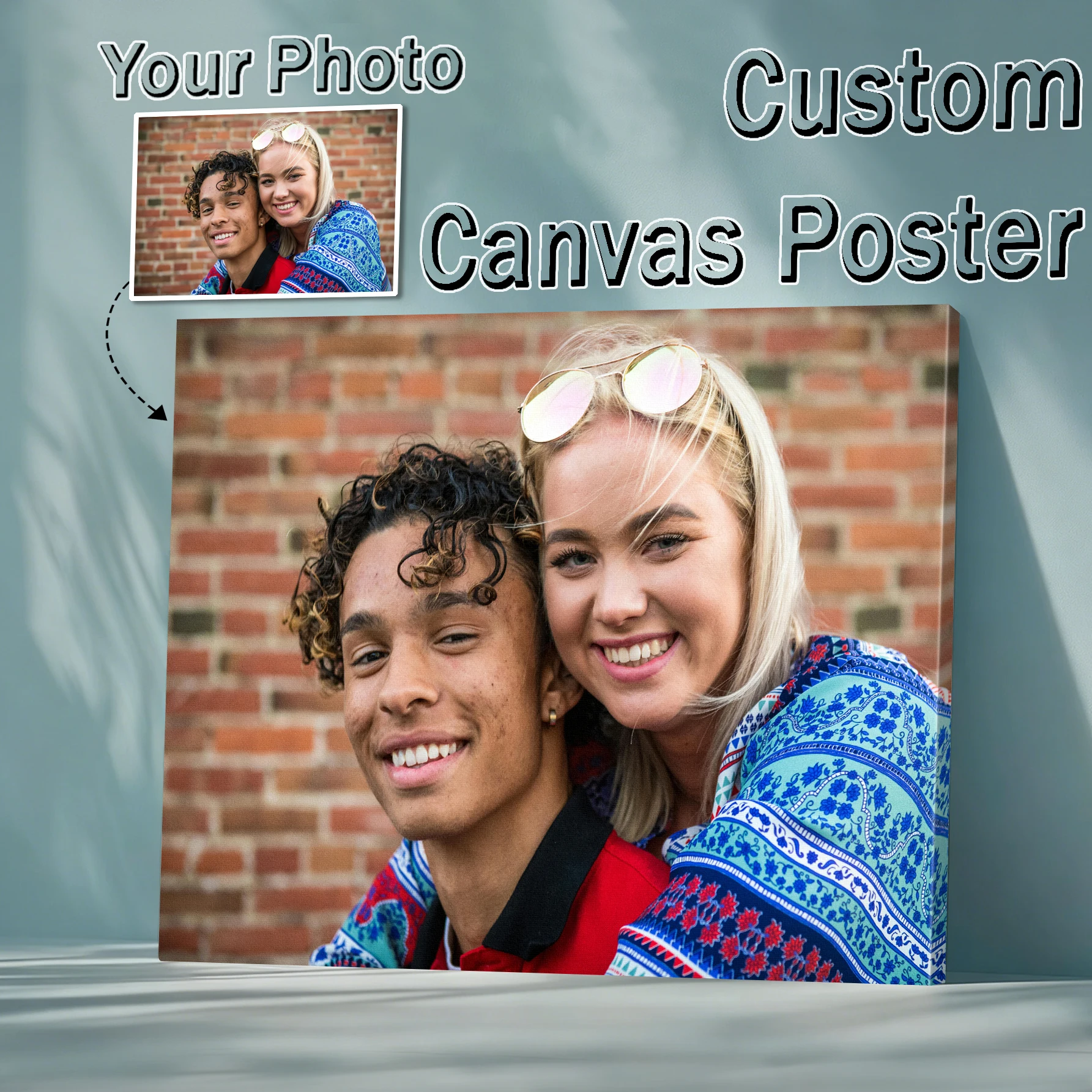 

1 шт. персонализированный холстовый постер — уникальное украшение для комнаты, индивидуальный подарок, предметы домашнего декора