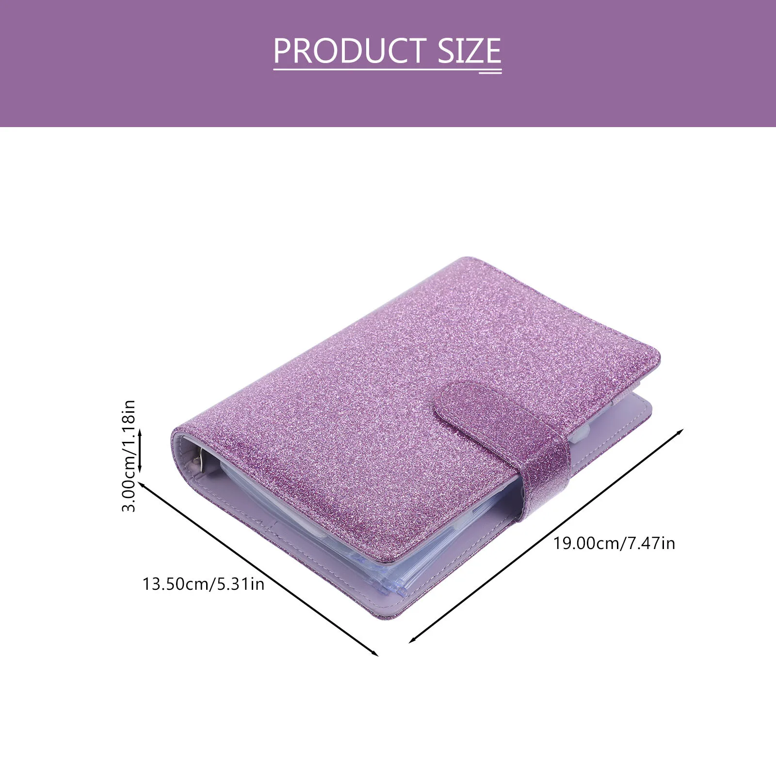 1 set 1 Set Budget Binder Money Organizer Cash Bills Planner Notebook Cover With Zipper Envelopes For Cash Coins Checks Id Cards