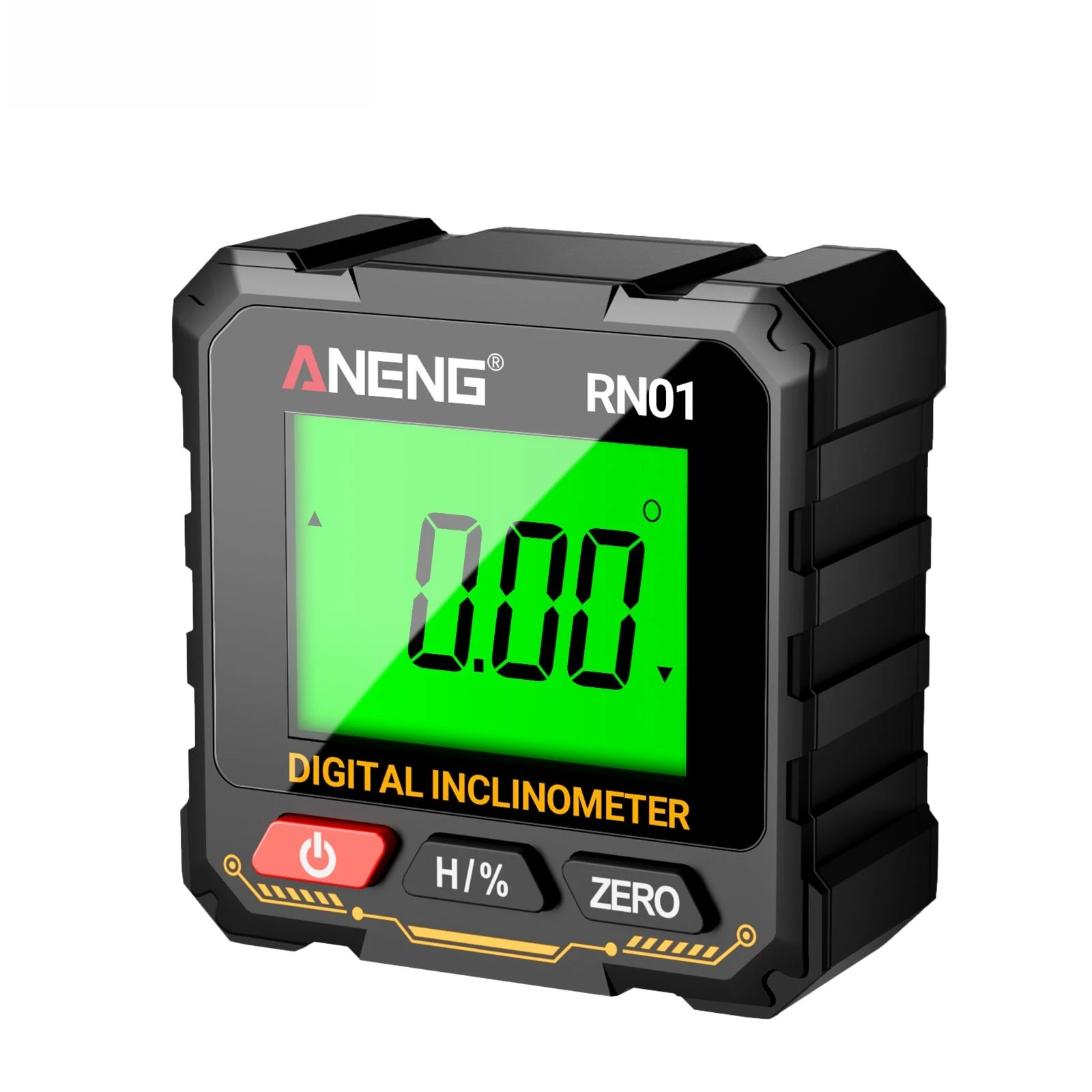 ANENG RN01 Goniometro digitale Scatola di livello elettronico Righello angolare elettronico Retroilluminazione Goniometro Strumenti inclinometro per la lavorazione del legno