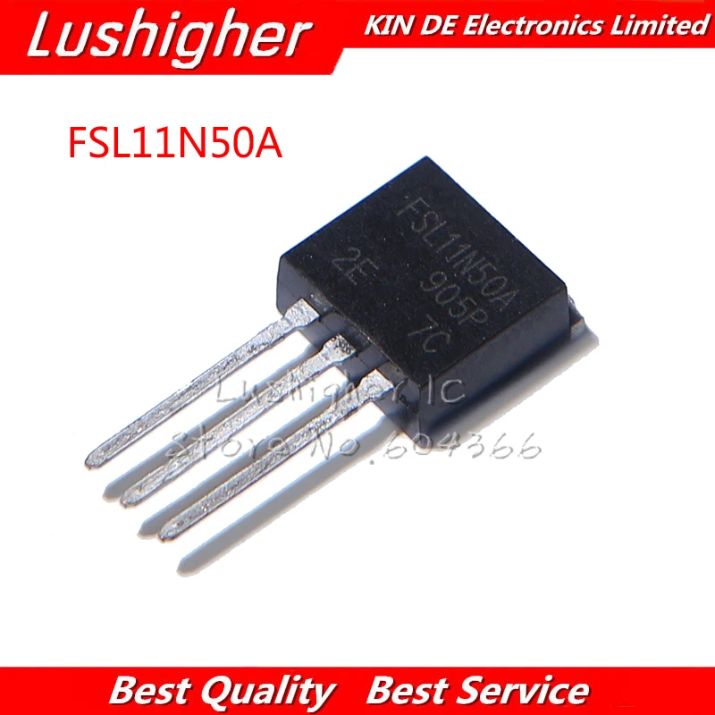 10pcs FSL11N50A 500V 11A TO-262 