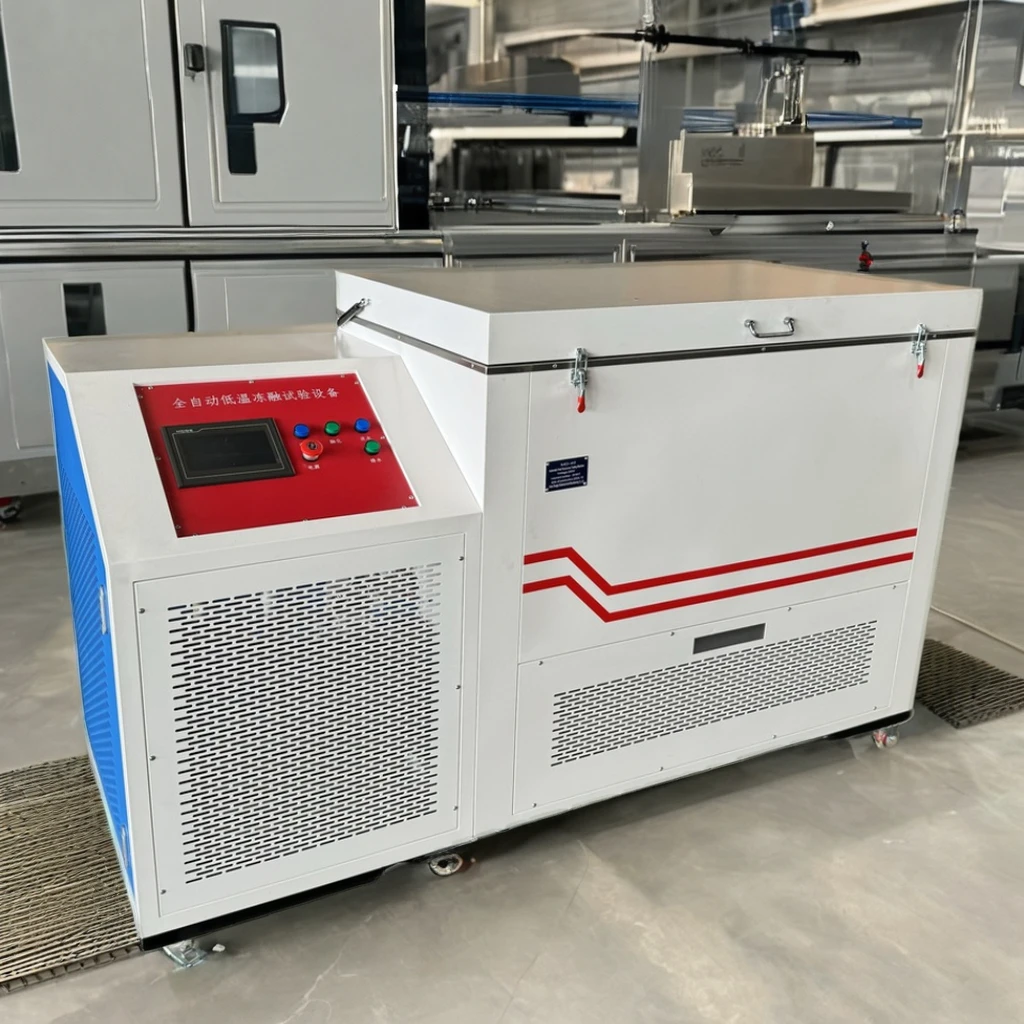 Electronically Powered Rapid Freeze-Thaw Test Chamber Concrete Stainless Steel Material 1-Year Warranty ASTM Standard Heat