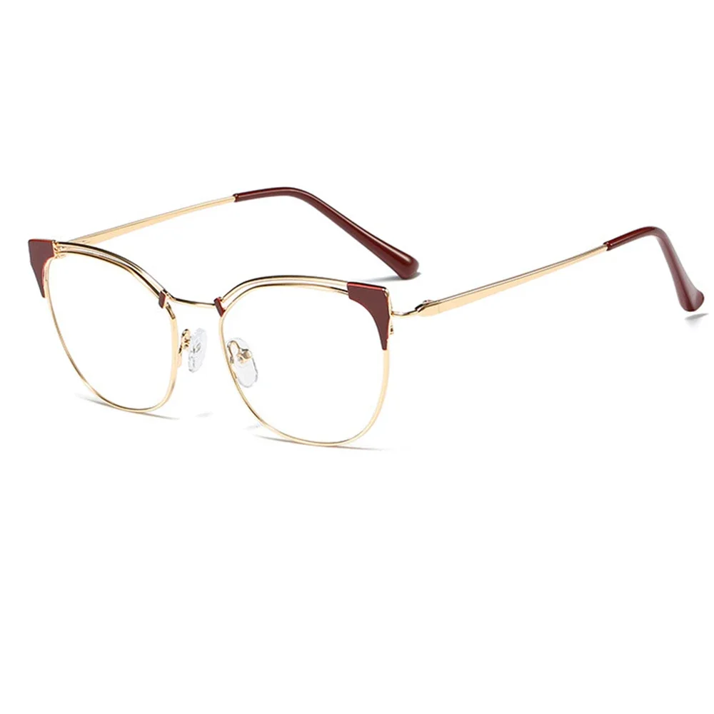 Cat Eye Spectacle Frame Women Eyeglasses Computer Prescription Optical Female Eyewear Clear Lens Glasses Frame Gafas De Lectura