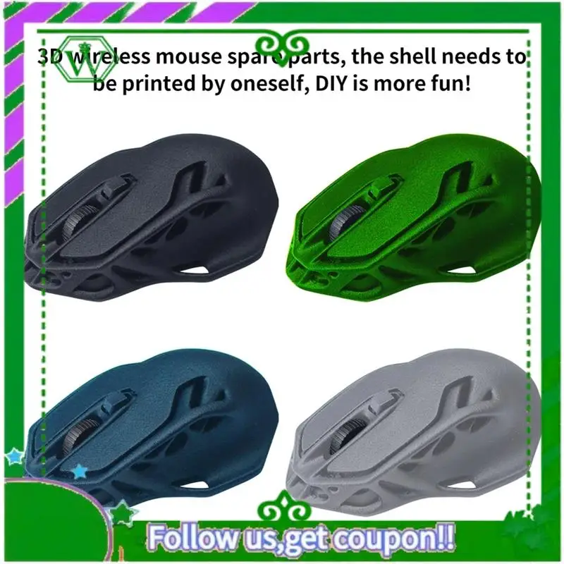 Reliable-Wireless Mouse DIY Model 3D Printing Wireless Mouse Wireless Mouse DIY Creative Model