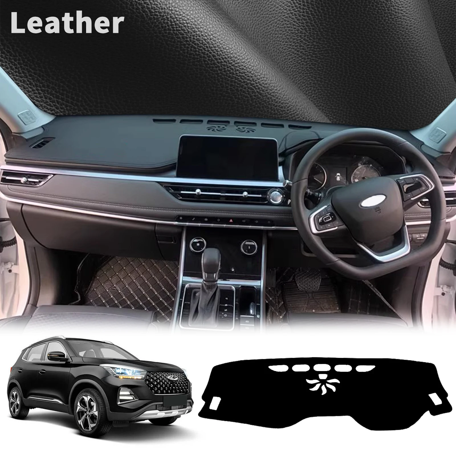 

for Tiggo 5x pro 2022 2023 2024 2025 Accessories DashMat Sunshade Protective Carpet Dashmat Car Dashboard Cover Pad Dash mat