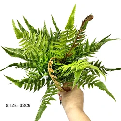 33-48cm Artificial fern leaves Persian grass plant wall accessories greening materials DIY landscaping home office decoration