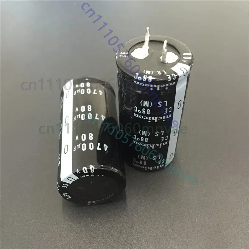 

10pcs 4700uF 80V NICHICON LS Series 25x50mm High Quality 80V4700uF Snap-in PSU Aluminum Electrolytic Capacitor