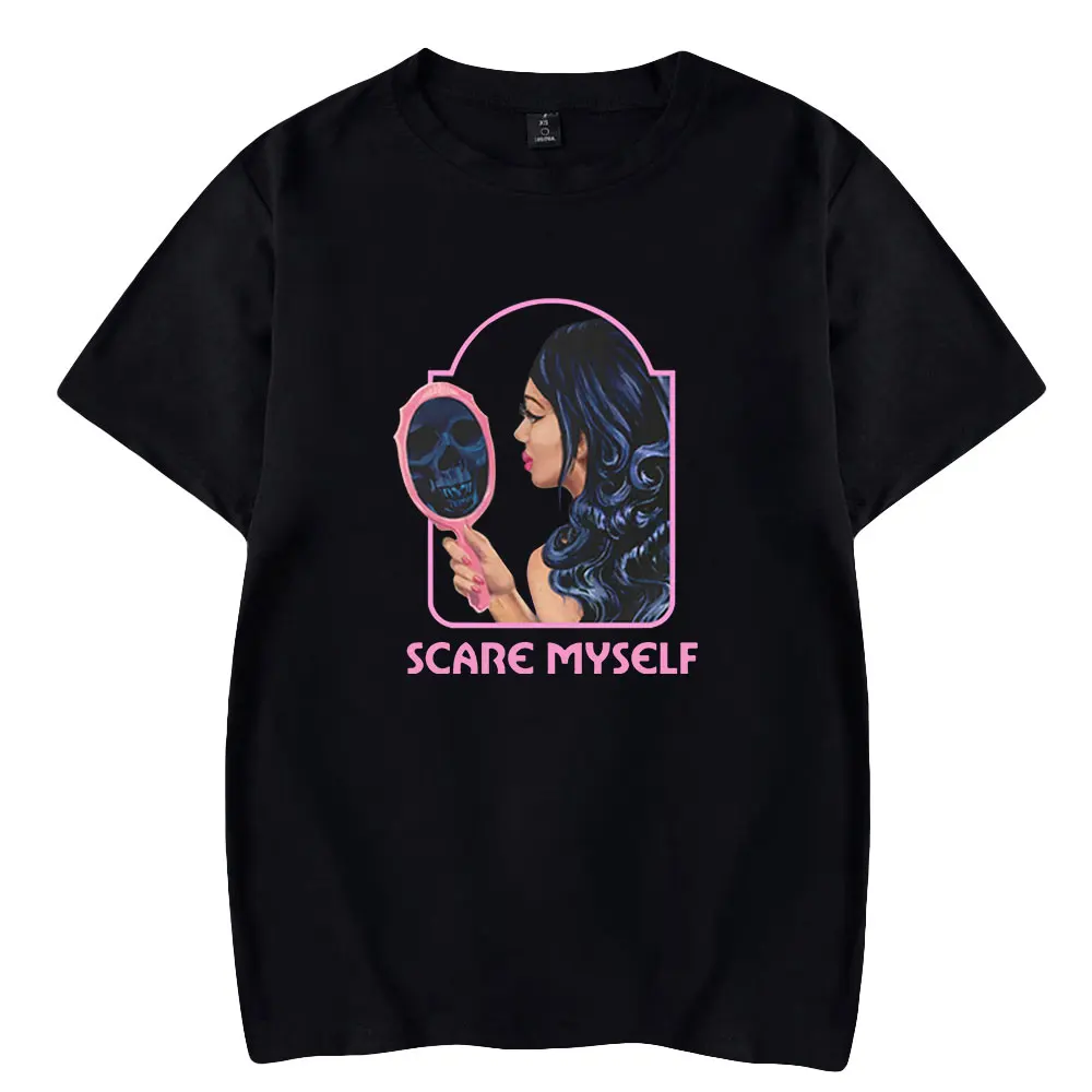 

2026 Nessa Barrett Scare Myself T-Shirt Crewneck Short Sleeve Tee Men Women Tshirt Youthful Singer-songwriter Unisex Hip Hop