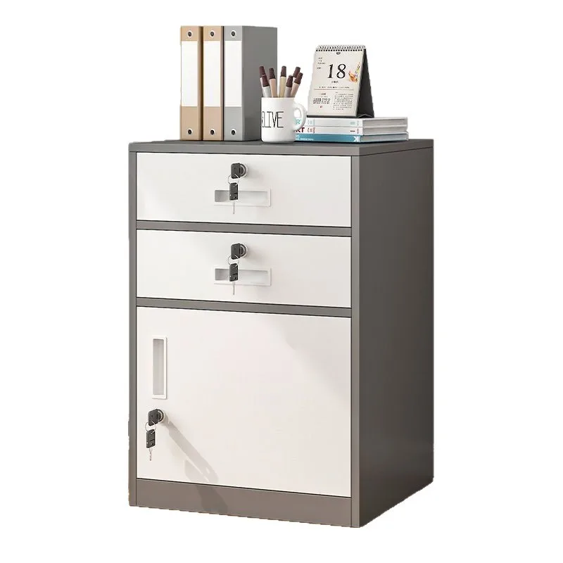steel low , office storage cabinet, under-desk storage small cabinet, bedside table, file with lock