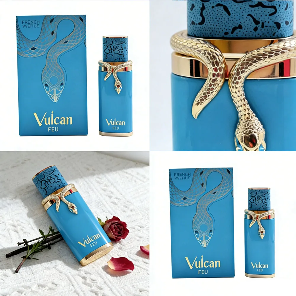 

Vulcan Feu 100ml Unisex Perfume Middle East Dubai Arab Men And Women'S Same Perfume Atmosphere Birthday Gift