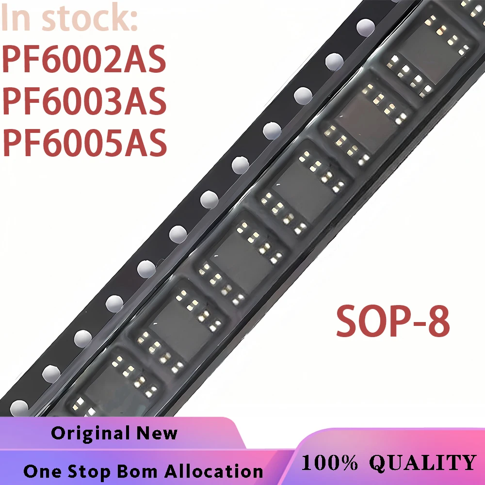 (2-5PCS)100% New PF6002AS PF6003AS PF6005AS SOP-8