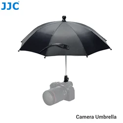 JJC Large Camera Umbrella/Sunshade Ajustable 360° Rotation Ball Head Umbrella Camera Rain Cover Protection Photography Accessory