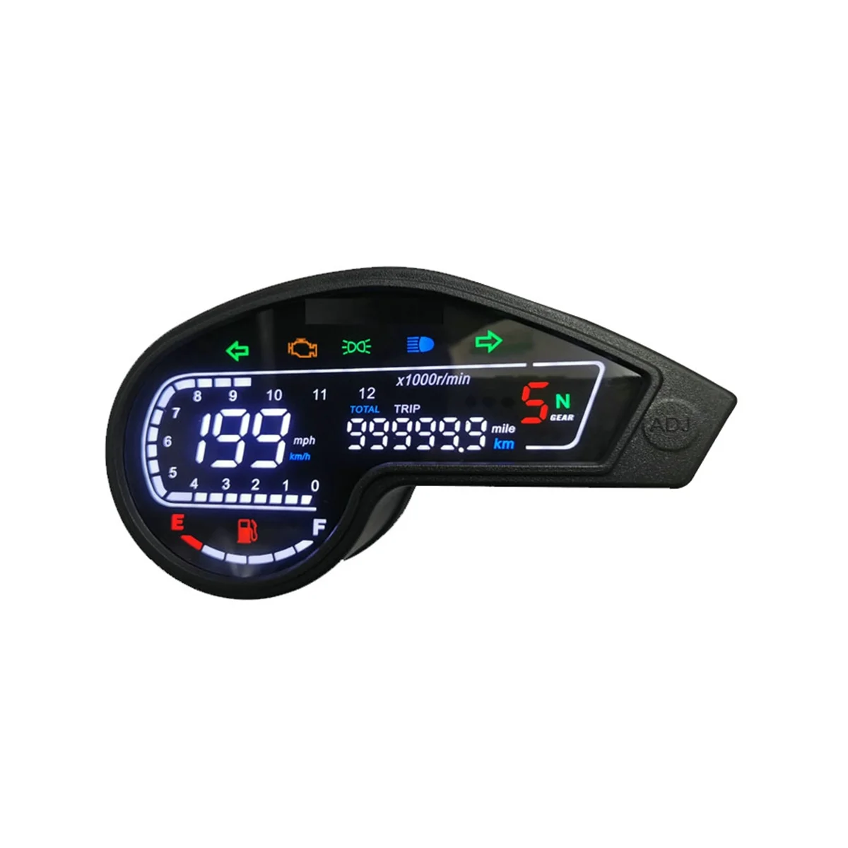 

Цифровой светодиодный Тахометр для мотоцикла Honda NXR150 125 Bros 2003-2014 CRV XR150 GY200 Мексика Бразилия