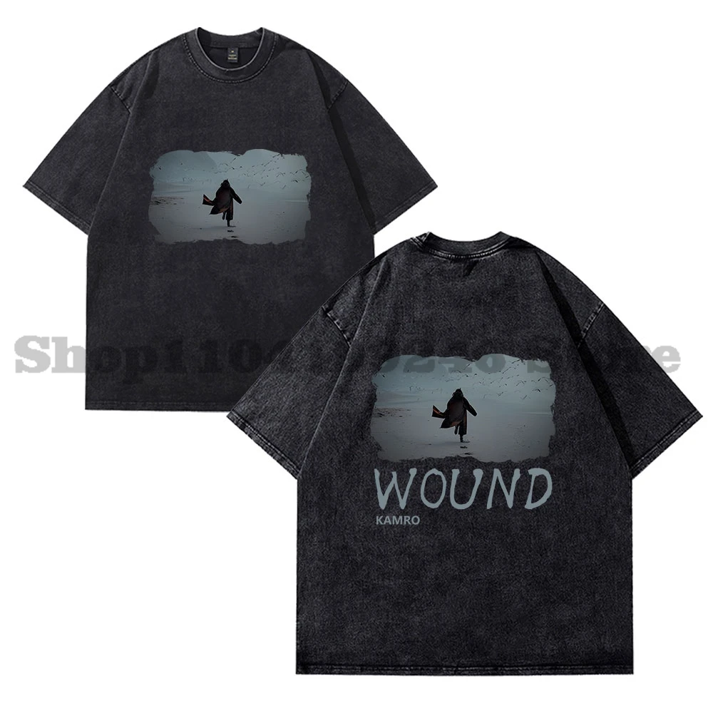

Kamro Merch футболки для женщин и мужчин, хлопковая стирка одежды, трендовый повседневный топ с короткими рукавами