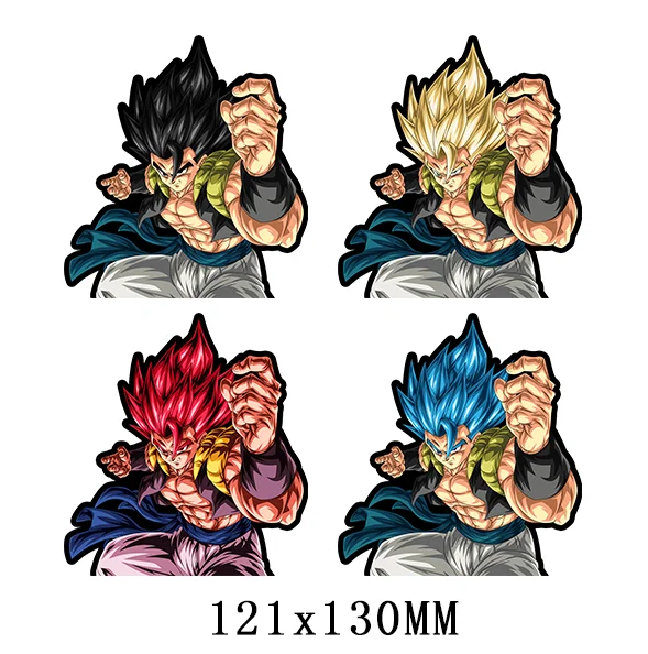 3D Gradient Vegeta Motion Sticker Anime Dragon Ball Z  Magic Sticker Creative Car Sticker Notebook Luggage Waterproof Decal Toy