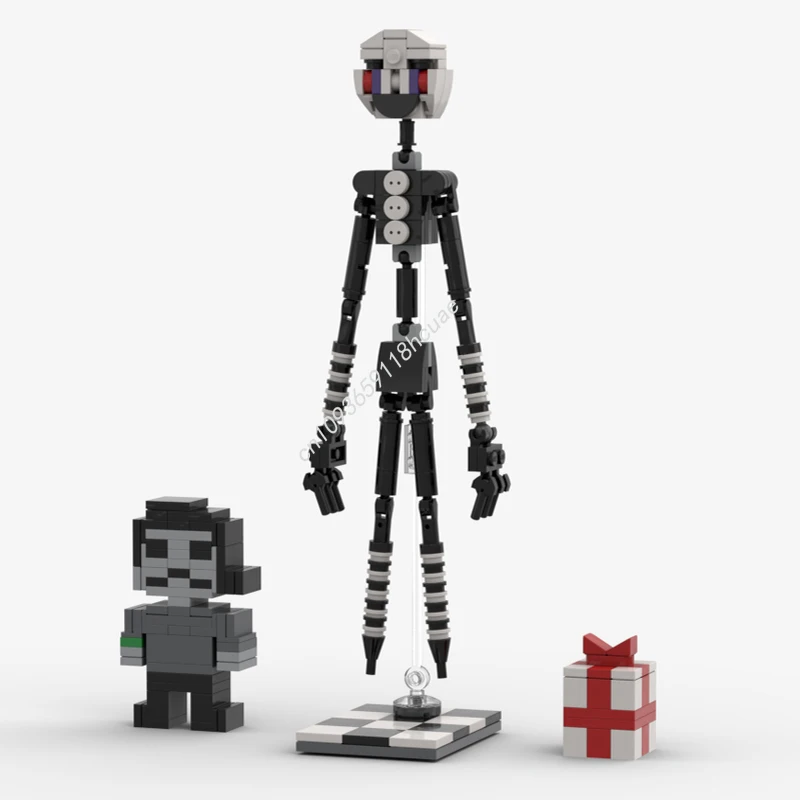 

246 шт. MOC «Марионетка FNFes», строительные блоки, решение проблемы, творчество, подросток, коллекционер для взрослых, рождественская игрушка в подарок