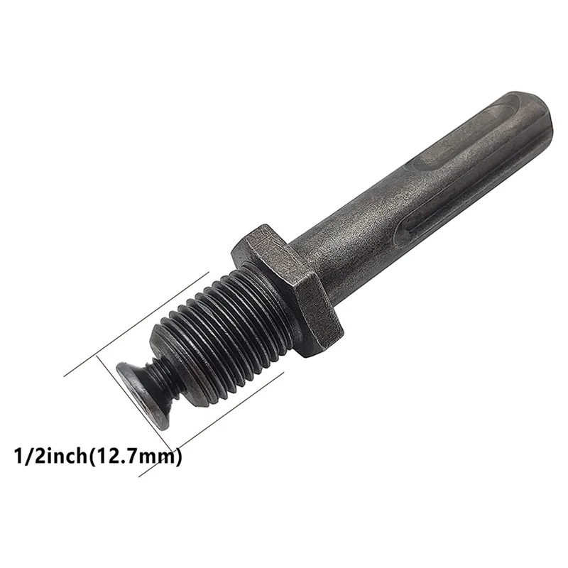 

A53Q-2X Metal Heavy Duty 1/2-20UNF 13Mm Keyless Drill Chuck Hex Shank/SDS/Socket Square Female Adaptor Hardware Tool