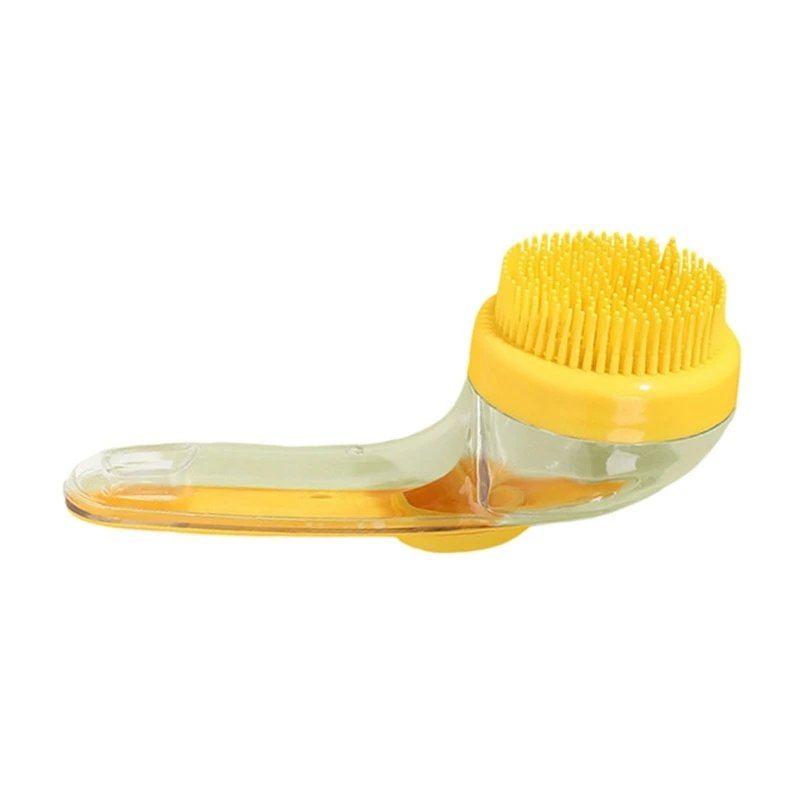 Bathroom Cats Bath Massage Dispenser Grooming Shower Brush Silicone Bristles Dogs Brush Pet Shampoo Massager Bath Brush