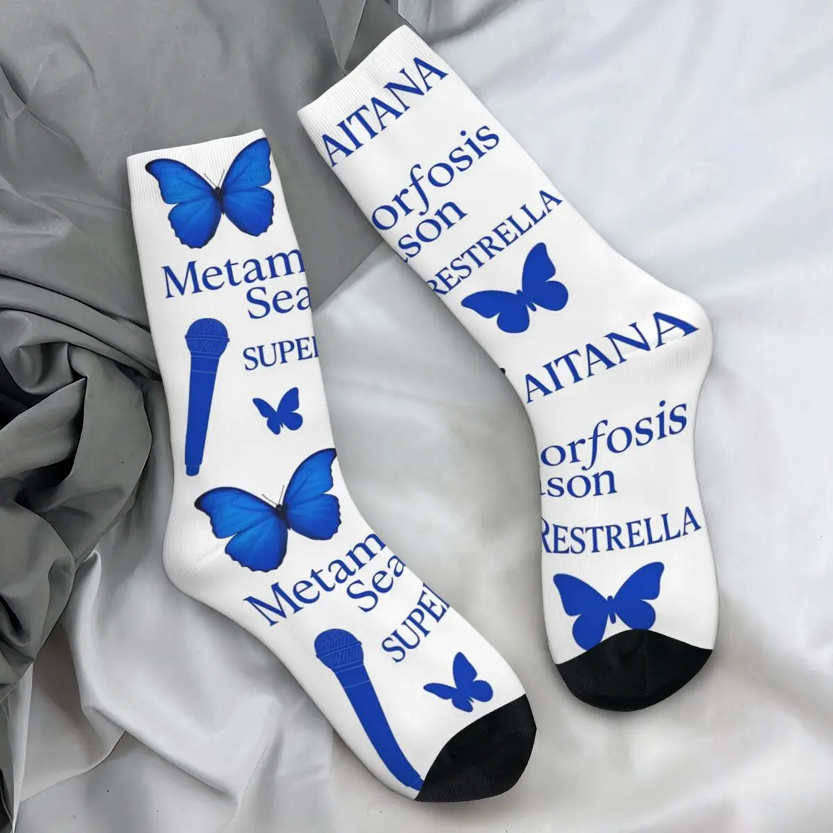 

Aitana Cuarto Azul Metamorfosis сезонные носки повседневные чулки женские и мужские носки для скалолазания осенние антибактериальные носки с графическим рисунком
