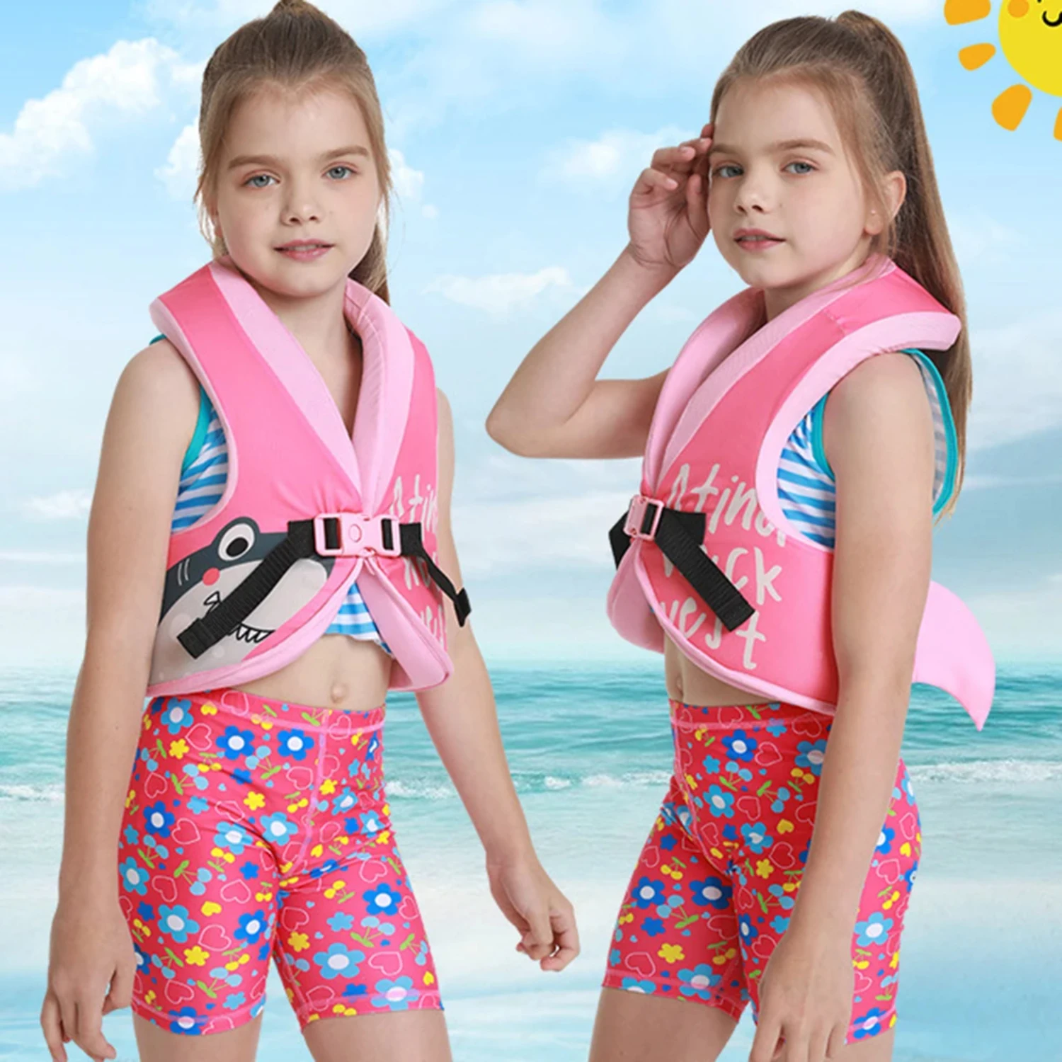 Neue Kinder schwimmende Schwimmweste Neopren Schwimmweste Kinder Baby Schaum schwimmende Kleidung Schwimm ring Sicherheits weste