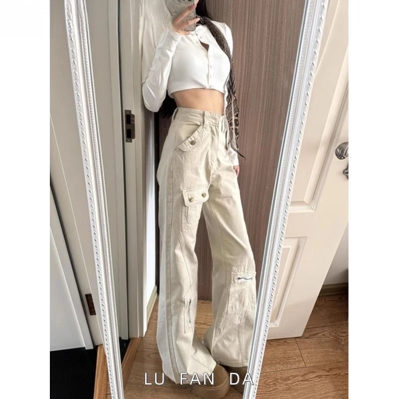 

Брюки-карго женские тактические весенние парусиновые брюки в клетку в полоску с вертикальными панелями сращенные в стиле пэчворк с цветными блоками контрастные сексуальные