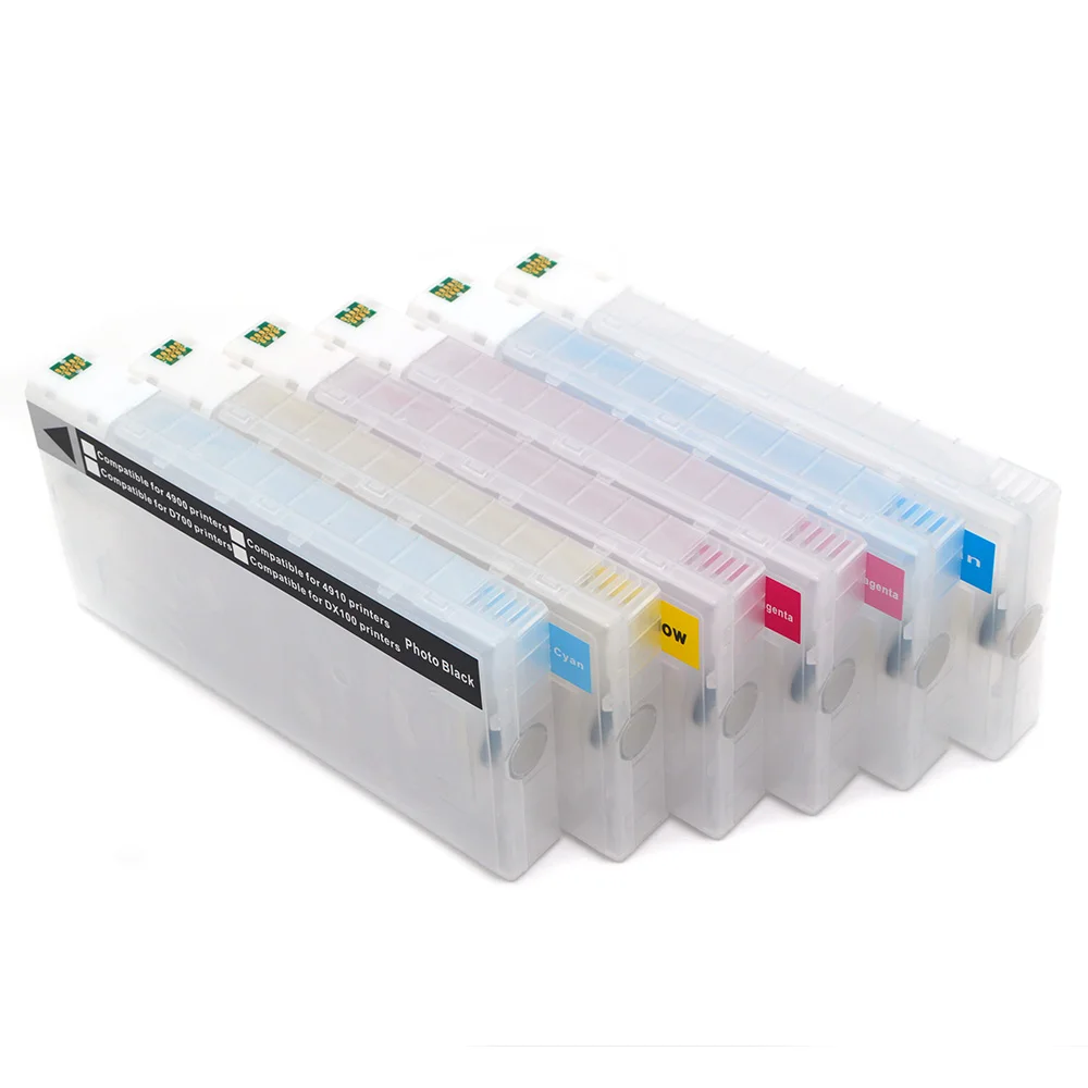 Cartucho de tinta recargable T7821-T7826 con Chip para impresora Epson SureColor D700 200 ML/PC