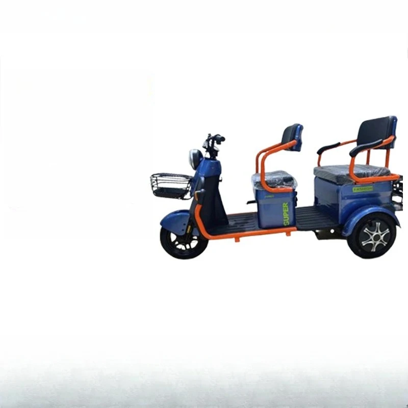 

Electric tricycle household scooter elderly moped adult battery car passenger double row car
