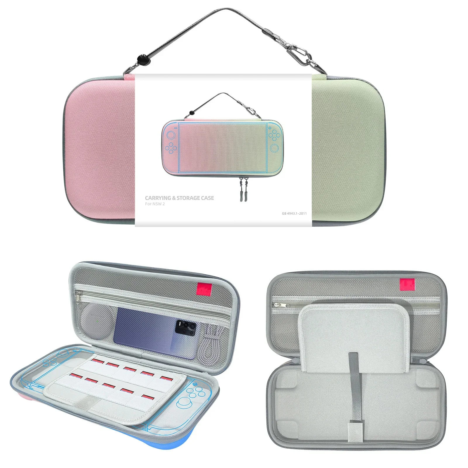 

Carry Case For Switch2 Storage Bag Game Console Accessories for Switch 2 Handbag EVA Hard Bag