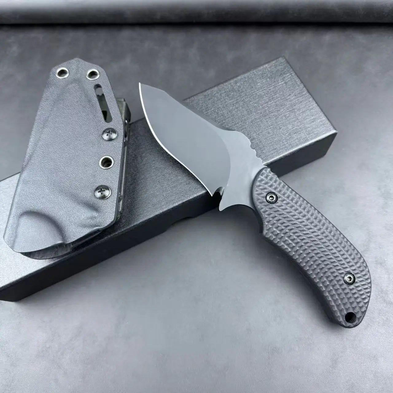 

High carbon steel fixed D2 Blade knife G10 Handle edc multitool knives utility Daily at home outdoor bushcraft tactical knife