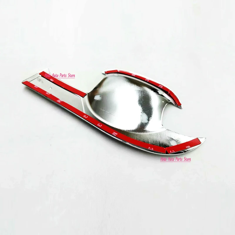 Abdo For Renault Captur Kaptur 2016 2017 2018 ABS Chrome Car Door Handle Bowl Side Door Bowl Protector Trim Sticker Car Accessor