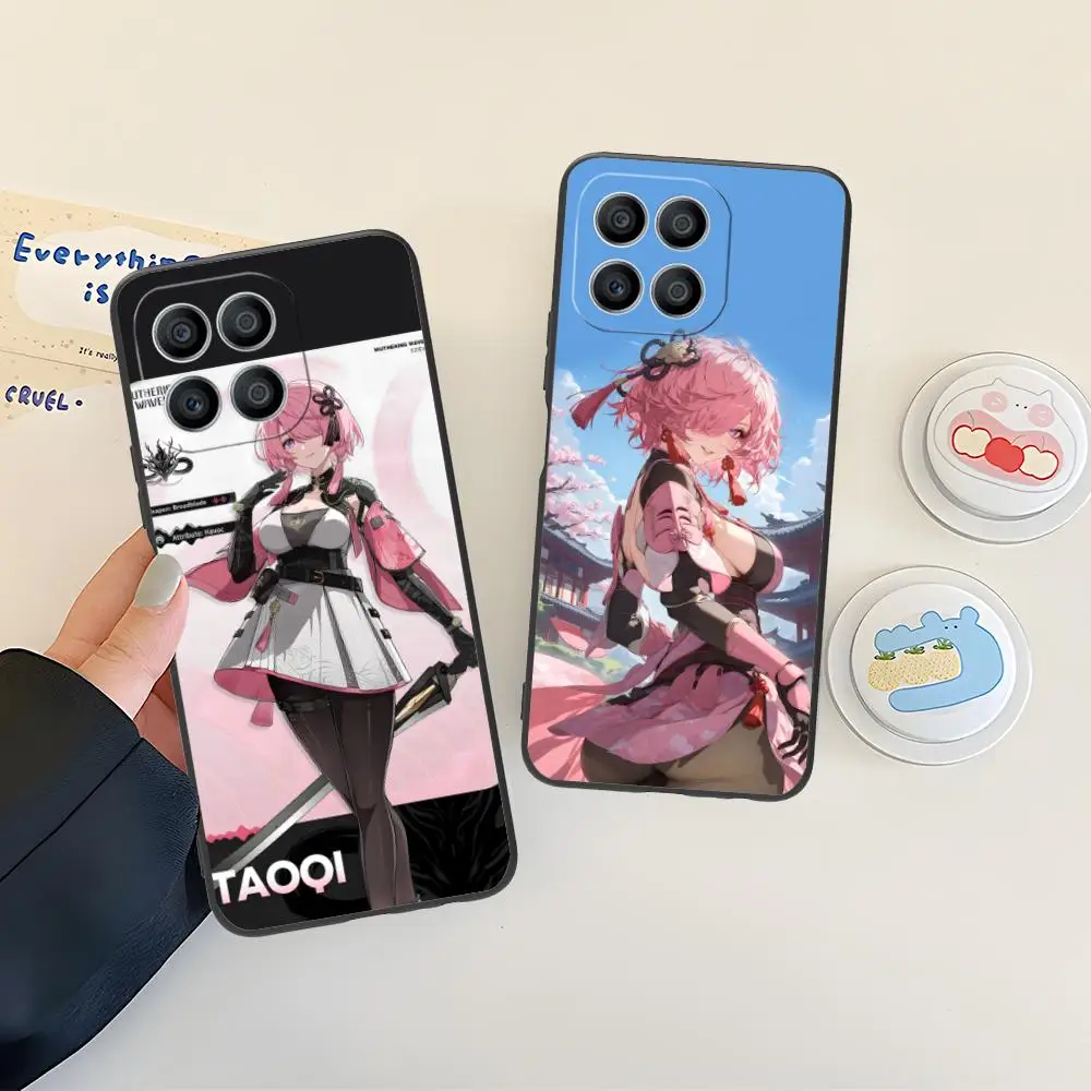 

Чехол для телефона Wuthering Waves Taoqi для Honor 90 80 70 60 50 30 20 10 9 8 7 Pro S SE Lite 5G с цветной печатью, защитные мобильные телефоны