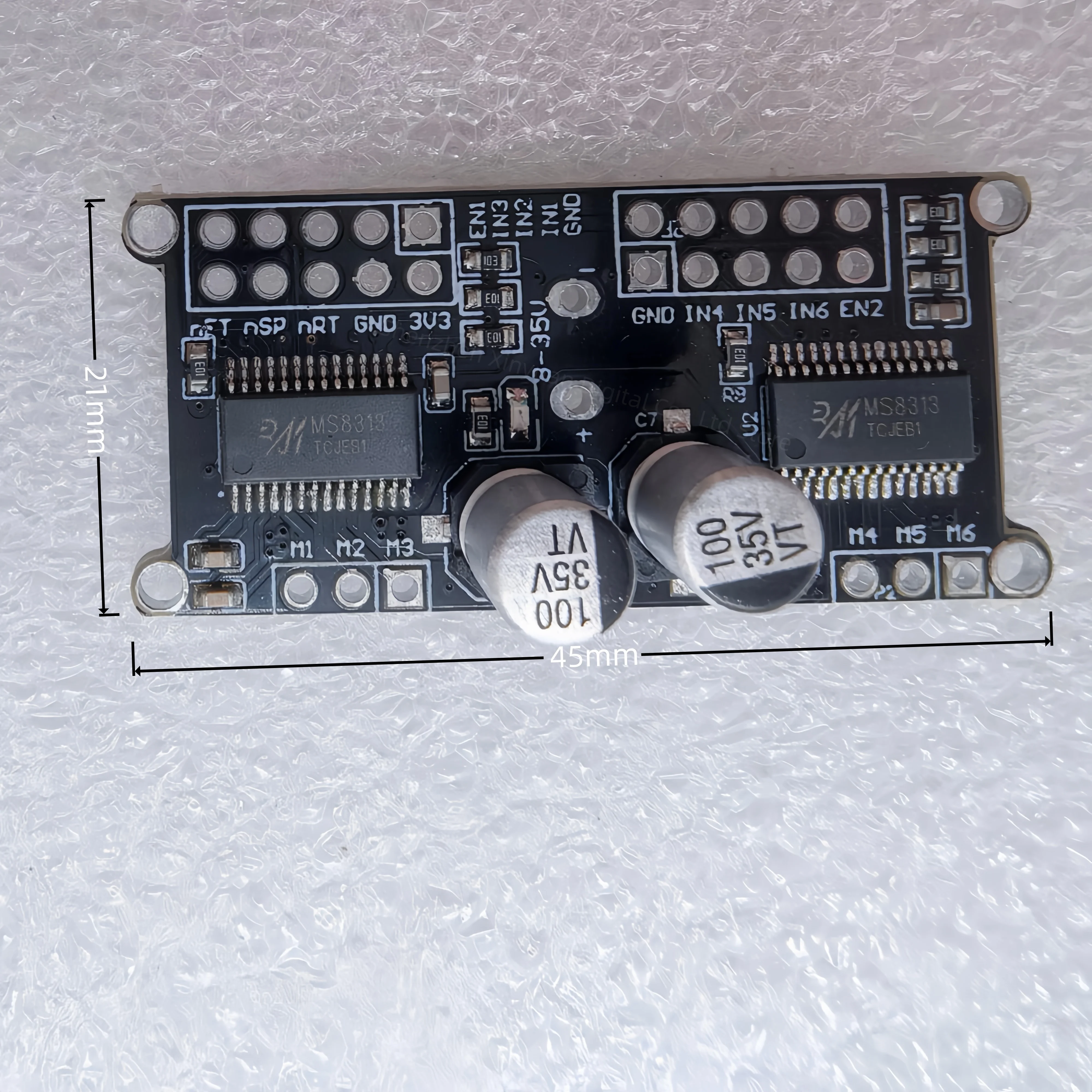 8-35V DC Brushless Motor Driver Board FOC SVPWM Control Module Compatible with SimpleFOC