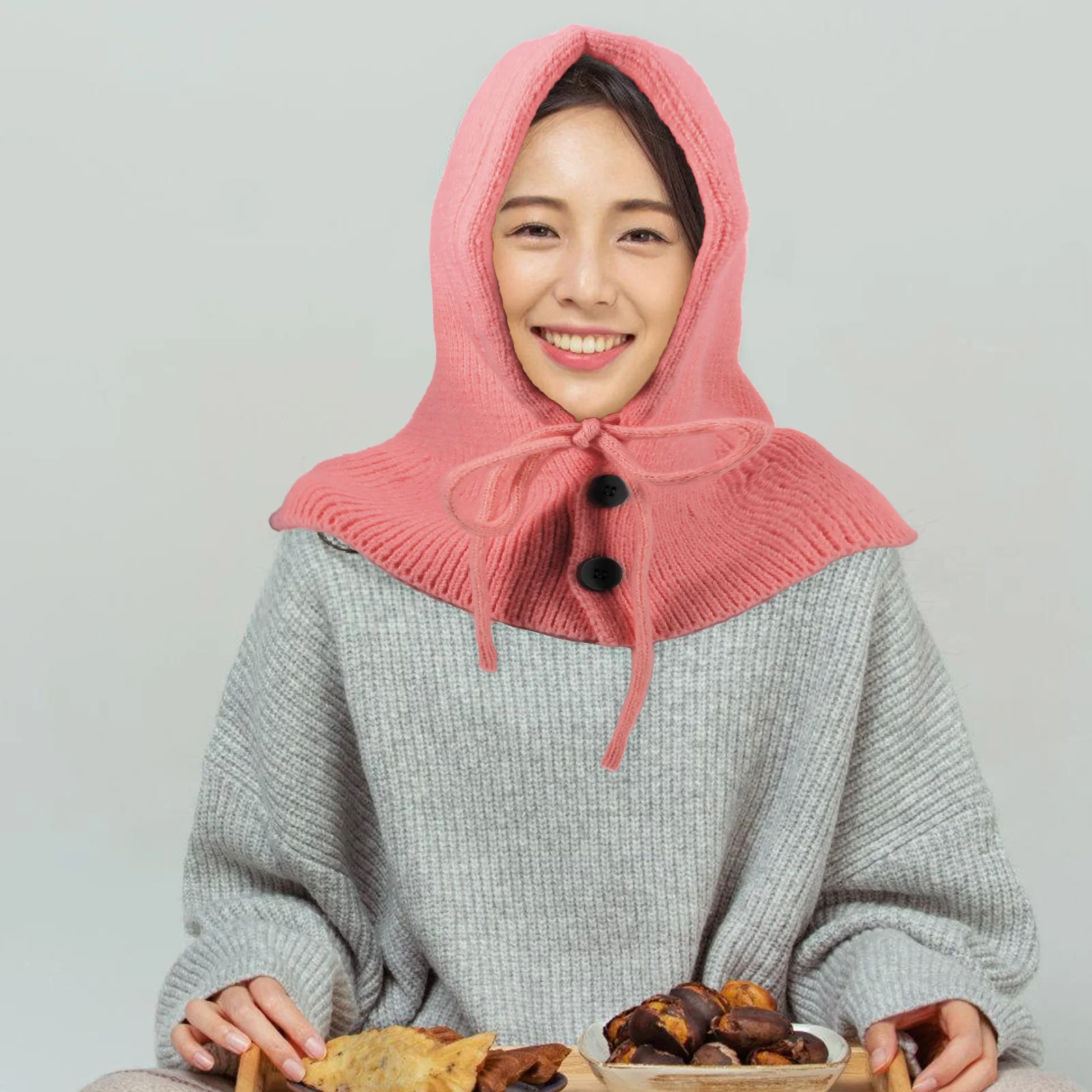 - قبعة وشاح محبوكة قبعة شتوية دافئة تصميم أنيق يغطي الأذن مريح وخفيف الوزن للطقس البارد والارتداء اليومي #1