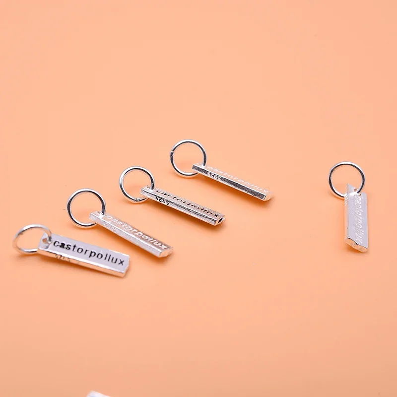 سوار قلادة الإنجليزية الأبجدية قلادة s925 فضة مجوهرات diy بها بنفسك اكسسوارات #5