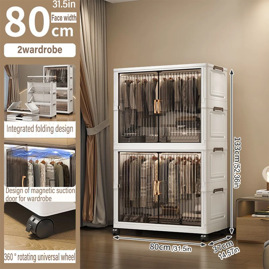 Opvouwbare opbergkast Wandmontage Opvouwbare organisator Kast Keuken Badkamer Slaapkamer Multifunctionele ruimtebesparing