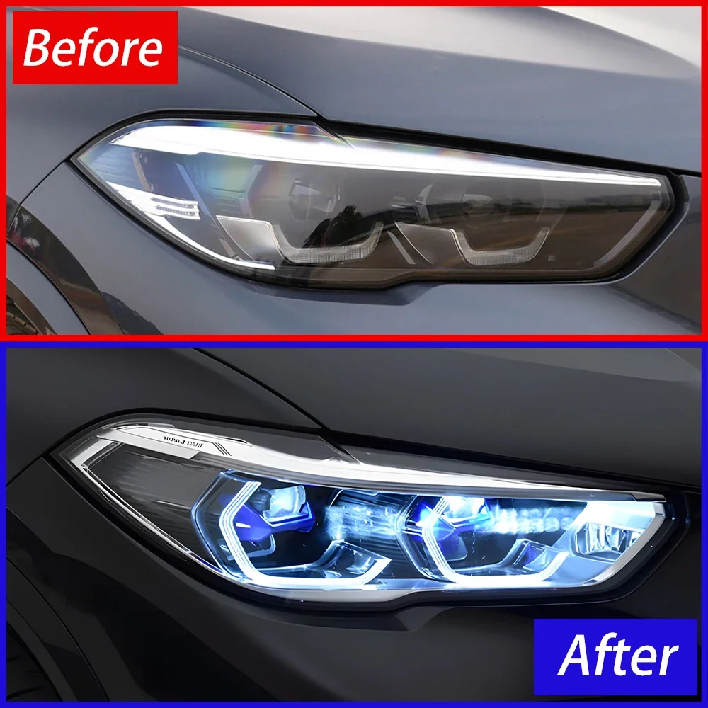 For BMW X5 G05 G18 30i 40i 2019-2022 LED Auto Headlights Assembly Upgrade High Configure Dynamic Projector Lens Car Accessories