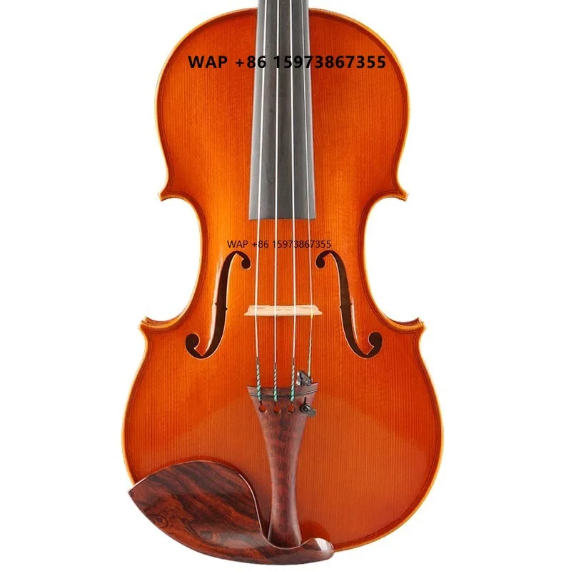 V118 - 2 High Professional Performance Grade 4/4 Snake Wood Accessory Flame Maple Violin