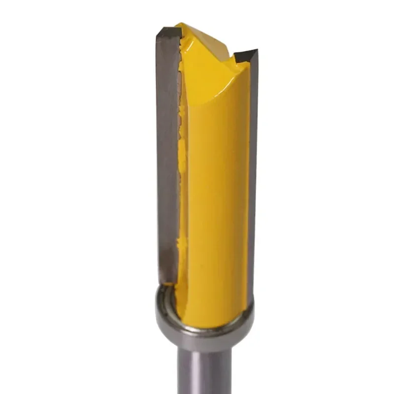 1PC 8mm Schaft Vorlage Trim Scharnier Stemmen Router Bit Gerade ende mühle trimmer reinigung bündig trim Zapfen Cutter für Holzbearbeitung