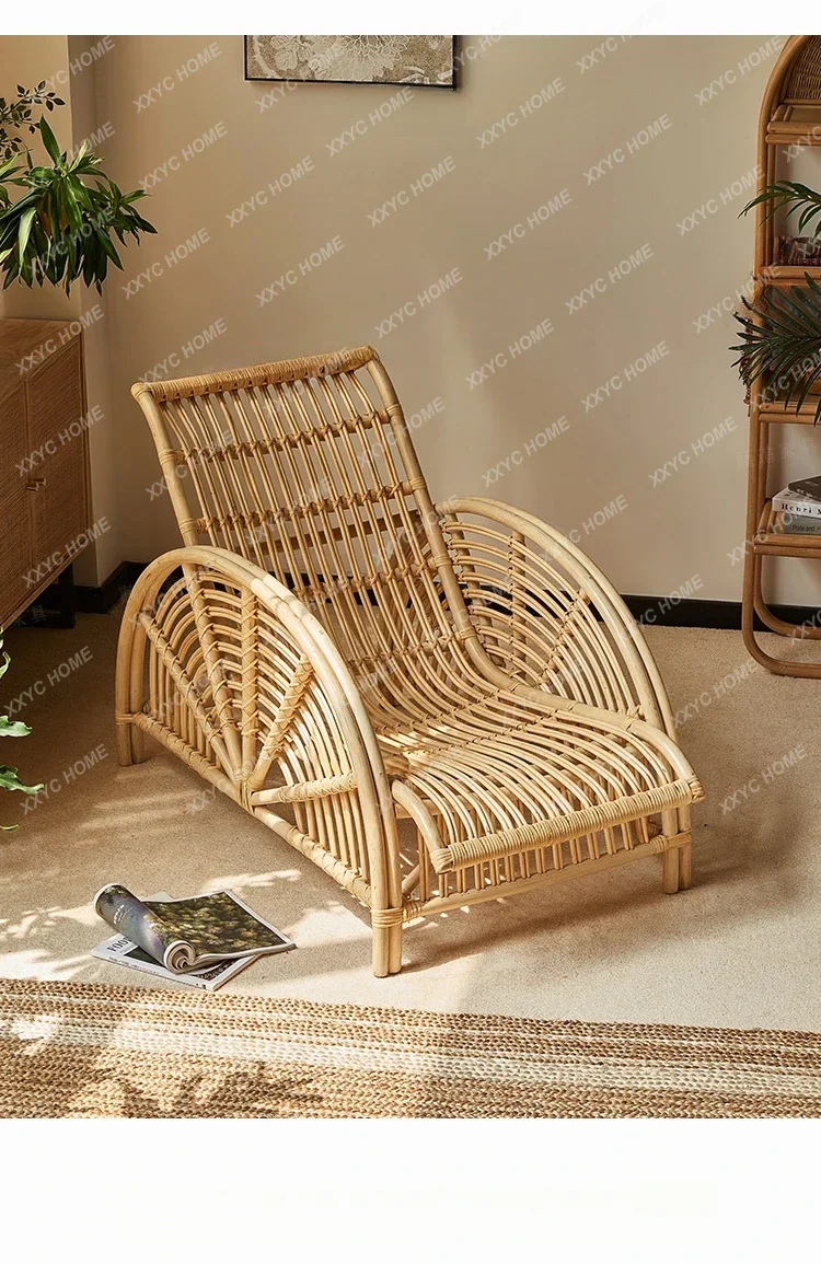 

Y стул из настоящего ротанга, стул из ротанга, спинка стула из ротанга, балкон, обеденный перерыв, кресло-кровать, кресло для завтрака, отдых, ленивое костное кресло, балкон