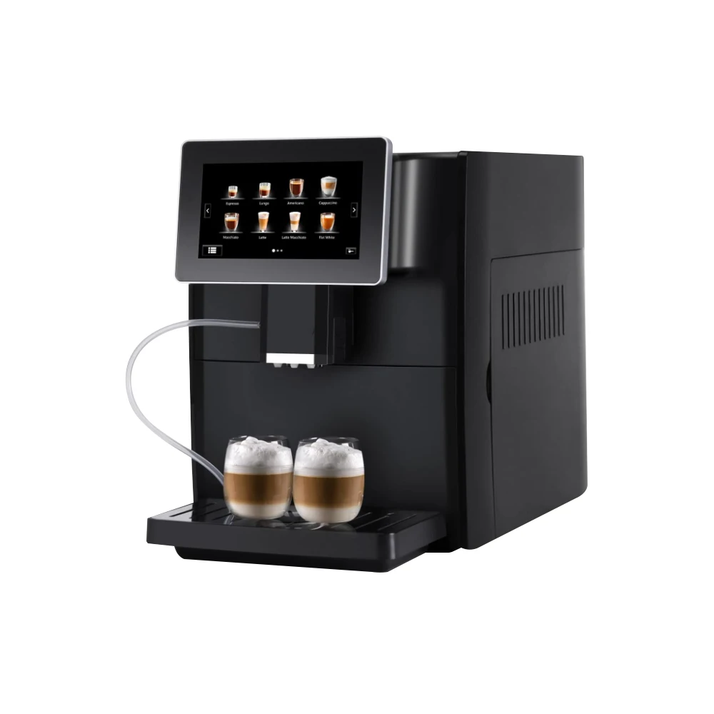 

Mcilpoog CM1001-7" colorfAutomatic Espresso Machine with Milk Frother, 11 Flavors for Home & Office