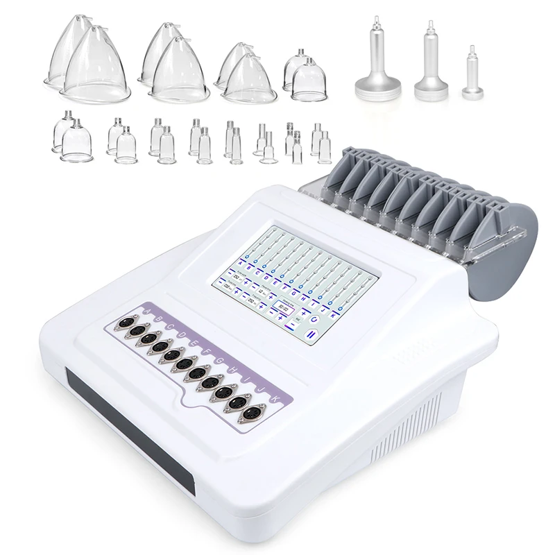 Portable Microcurrent Vacuum Electronic Stimulation Fat Loss Weight Machine Cavitation Muscle Therapy Pain Relief
