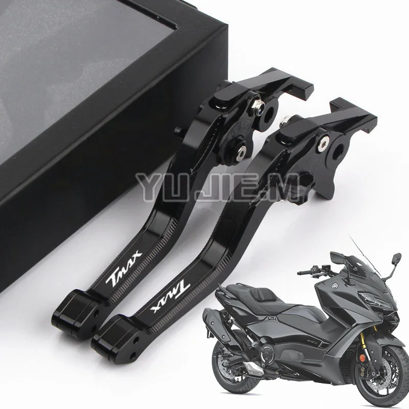 For Yamaha TMAX560 TMAX530 TMAX500 XP500 XP TMAX 560/530/500 TMAX Tech Max 2008-2024 Motorcycle 3D Rhombus Brake Clutch Lever