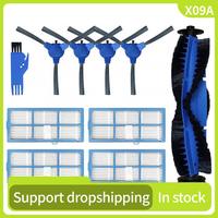 X09A Replacement Accessories For Proscenic 850T Robot Vacuum Cleaner Spare Parts Kit Main Brush Side Brush Hepa Filter