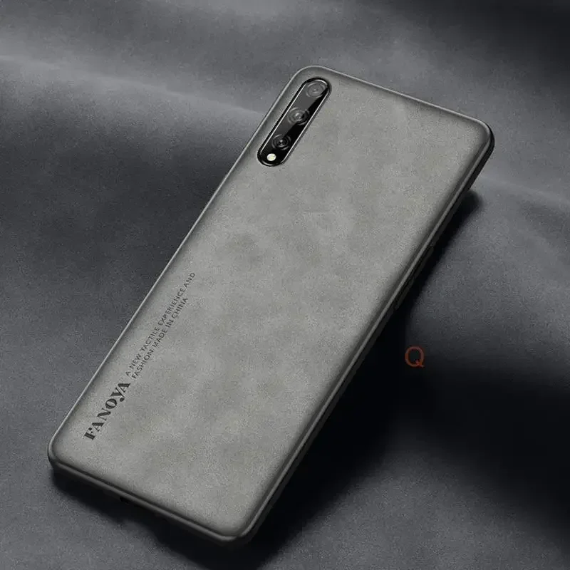 Luxury Sheepskin Leather Case For Samsung Galaxy A50 A30S A70 A7 2018 2019 A10 A11 A03 A04 Men Back Cover