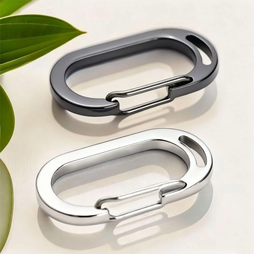 Stainless Steel Stainless Steel Carabiner Spring Snap Design Multipurpose Lobster Clasp Clip Heavy Duty Structure