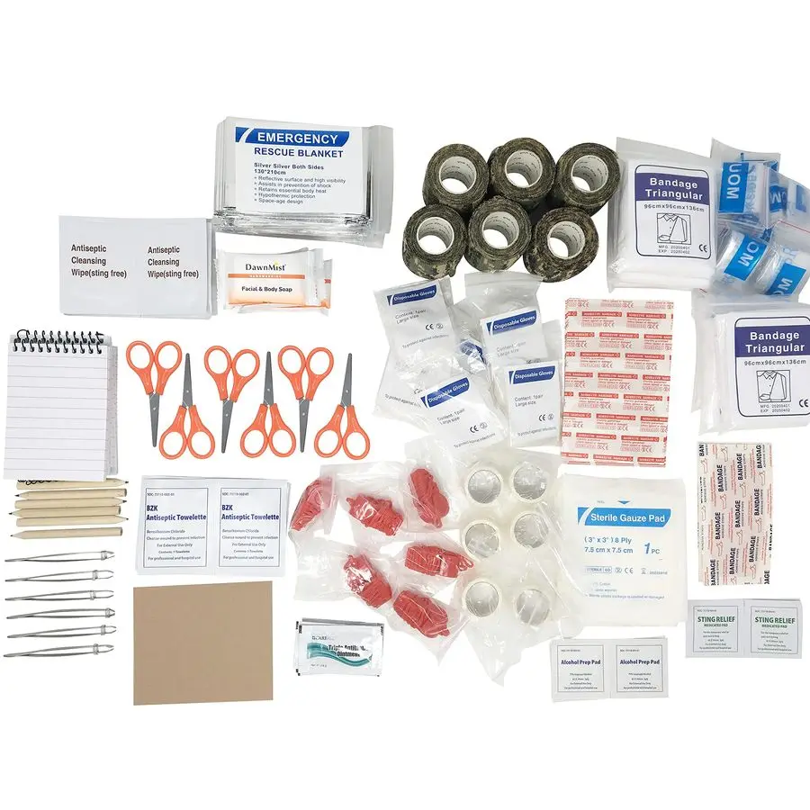 

Personal FirstAid Kit 6Pack BuildAKit Supply Bundle Contains All Required Items to Make Boy Scout BSA Compliant Personal FirstAi