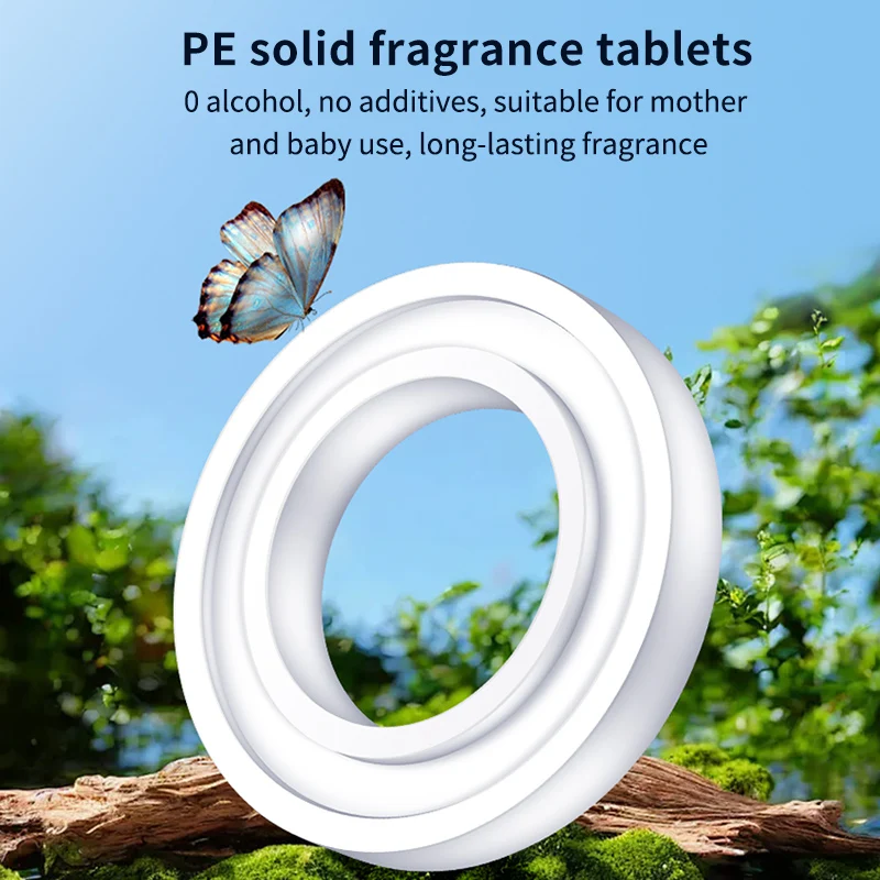 1pcs Solar Powered Car Interior Air Fresher Butterfly Shaped Center Console Instrument Ornaments Perfume Diffuser Cologne