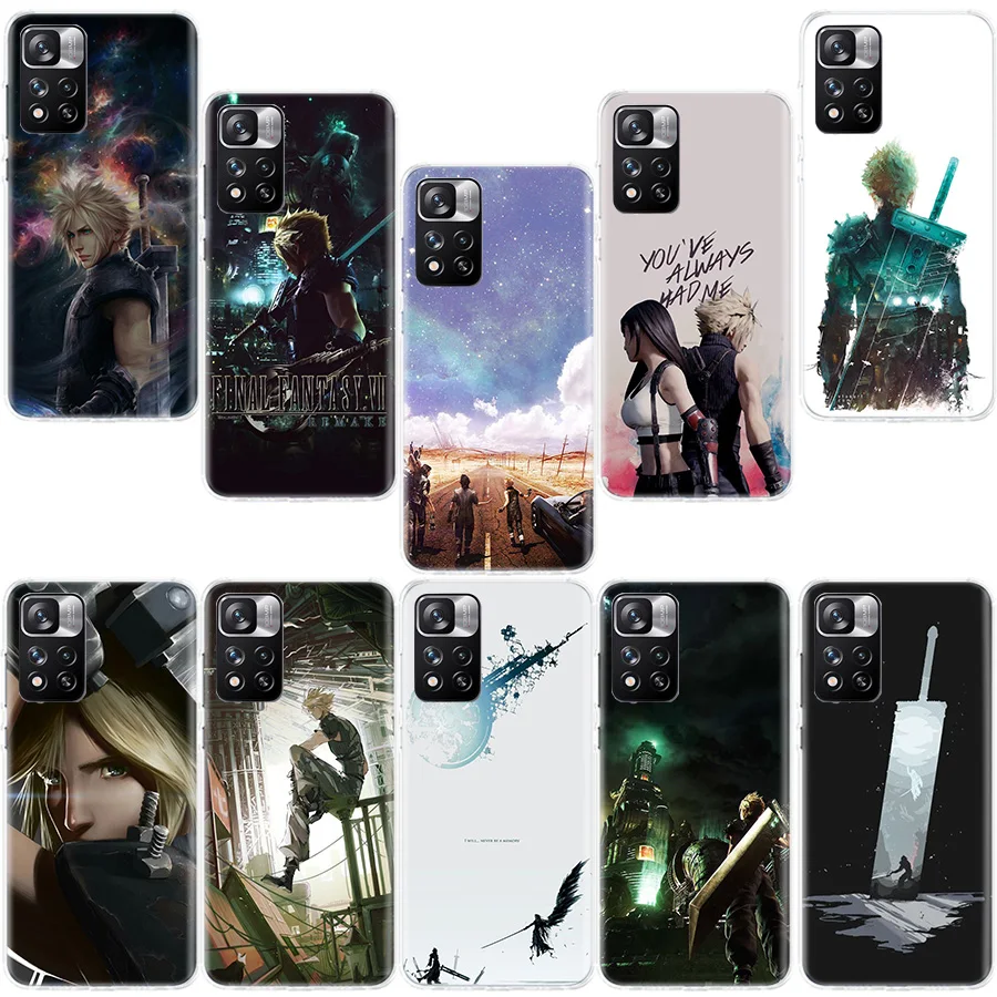 

Final Fantasy VII Phone Case For Xiaomi Redmi Note 14 13 Pro Plus 5G Cover 13C 14C 12 12C 9 9T 9C 10 10C 8 7 6 10A 9A Pro Coque
