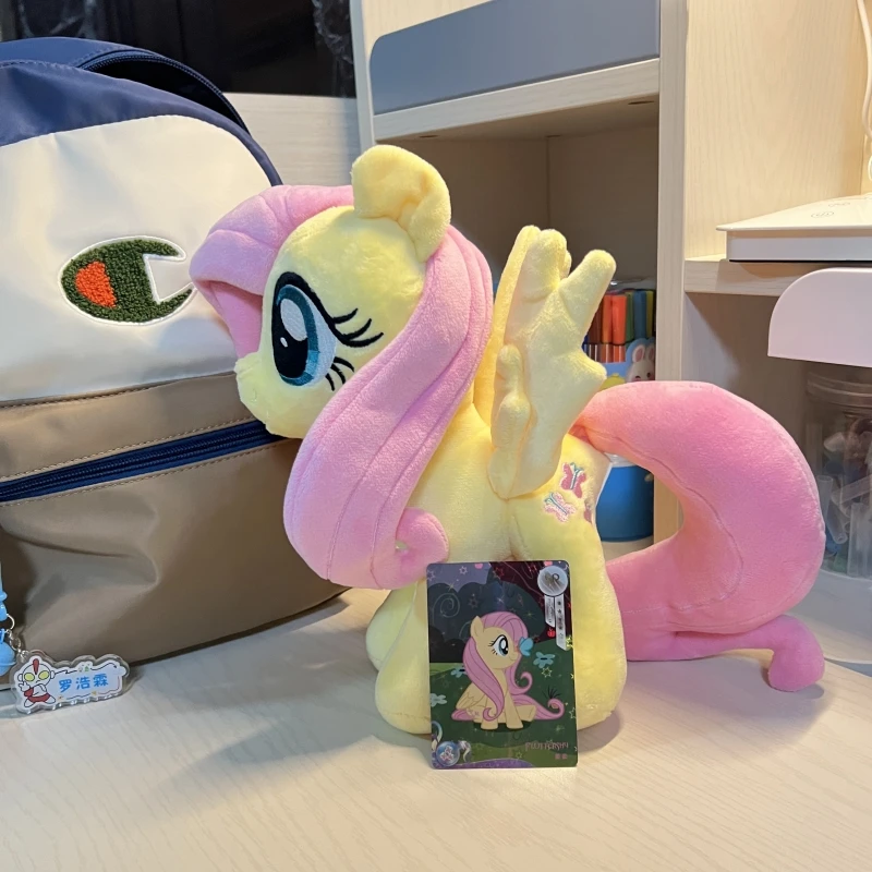 My Little Pony Butter Prototype Peluche pour Enfants, Peluche Anime, Doux, Animal, Oreiller Figure, Fille, Coeur Fluttershy Canapé, Jouets Cadeau, 30cm